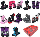 Emily the Strange Kitty Cat No Show Box Set - 12 Pair ( Adult Size )